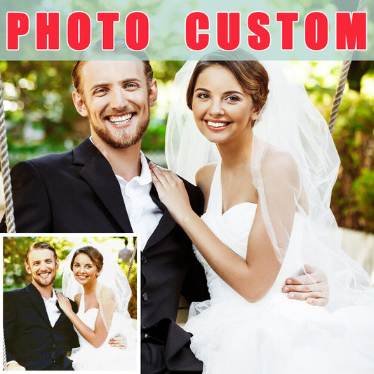 Diamond Painting Full Drill Personalized 5D Custom Baby Wedding Photo Home Decor