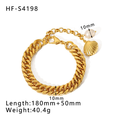 18 K gold OT deduction cross bracelet