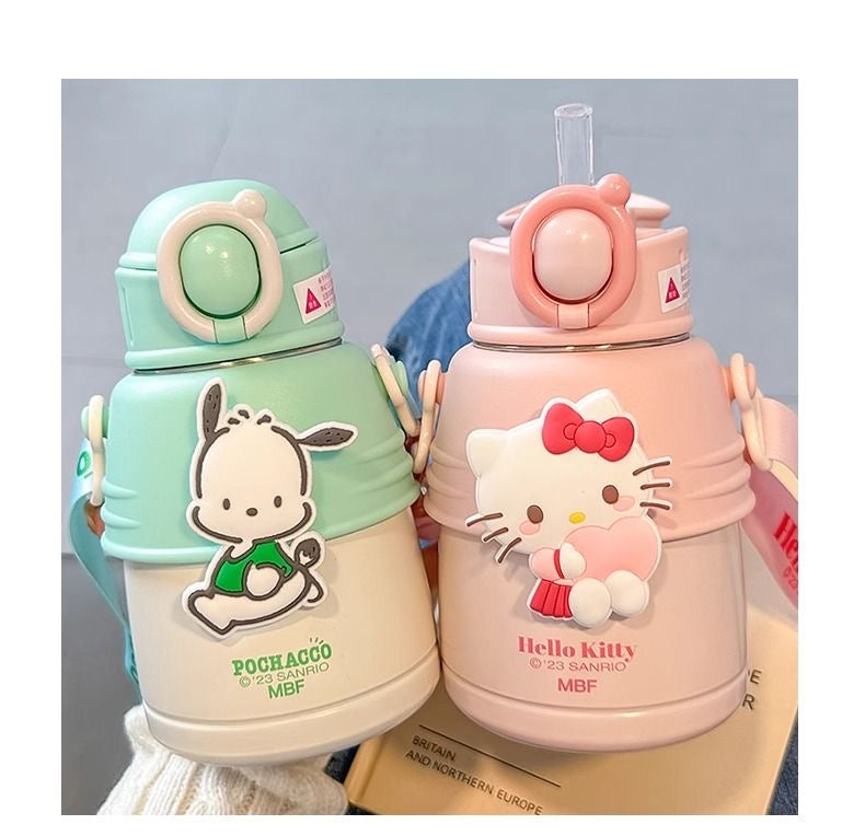 Бутылки Sanrio Hellokitty Портативная изолированная чашка
